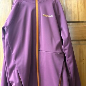 Marmot Plum Jacket with Orange Accents